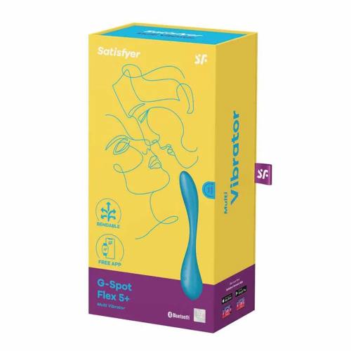 Satisfyer G-Spot Flex5+ Multi-Vibrador Azul Bluet.