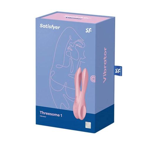 Satisfyer Threesome 1 Vibrador Rosa 1un