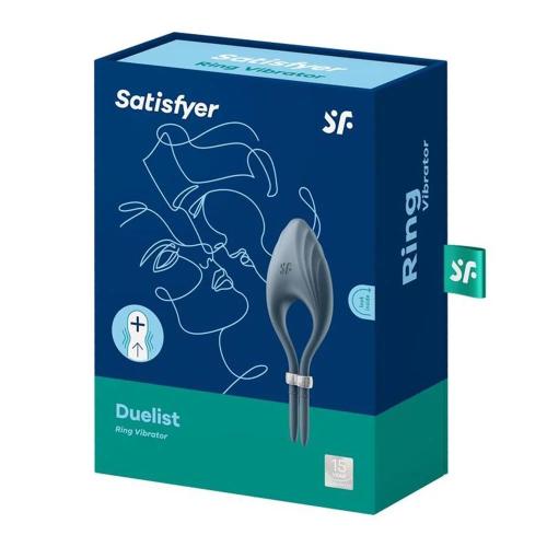 Satisfyer Duelist Anillo Vibrador Azul Oscuro 1un