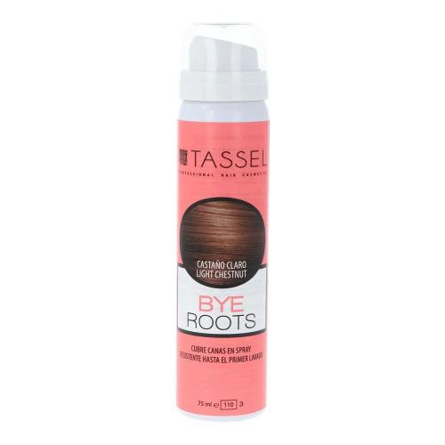 Tassel Bye Roots Cubrecanas Castaño Claro Spray 1.