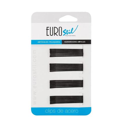 Eurostil Cabello Caixa de Clips Preto Preto Mate 5.