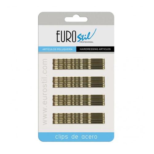Eurostil Bronce Clips Ondina 70mm 24un