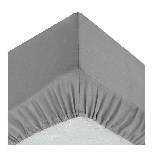 Lençol Ajustável Cor Cinza 90x190cm