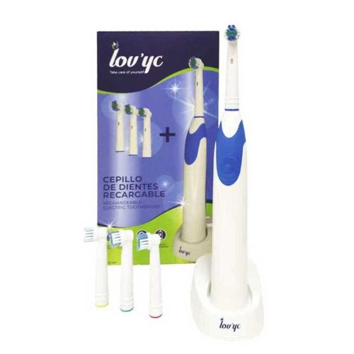 Lovyc Recargable Cepillo de Dientes Electrico 4 C.