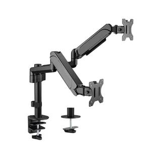 Gembird Ma-Da2p-01 Adjustable Desk 2-Display Mounting Arm 17-32 Up To 9 Kg