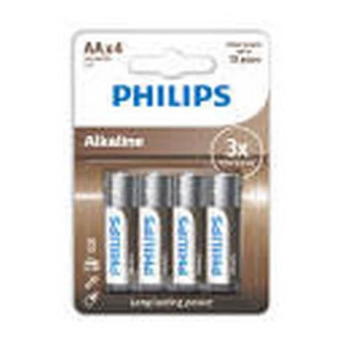 Pilha Philips Lr6A4B/10 Descartável Aa Alcalina