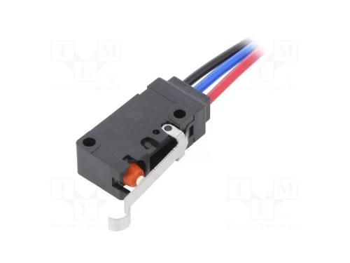 Microinterruptor SNAP ACTION, 0,1A/125VAC, SPDT, .