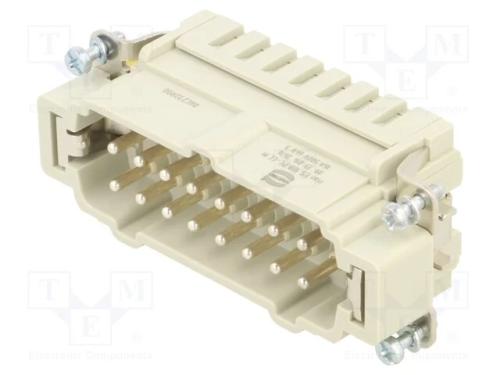 Conector: HDC, inserto de contatos, macho, Han ES.
