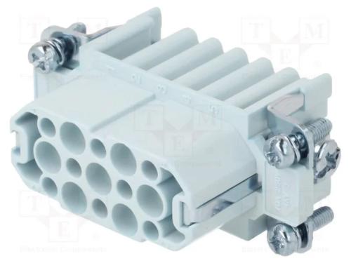 Conector: HDC, inserto de contatos, fêmea, S-D, P.