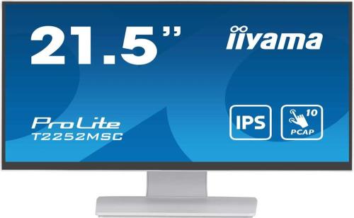 Monitor Touch Prolite Ips Lcd 21.5" T2252msc-W2 Full Hd Branco - Iiyama