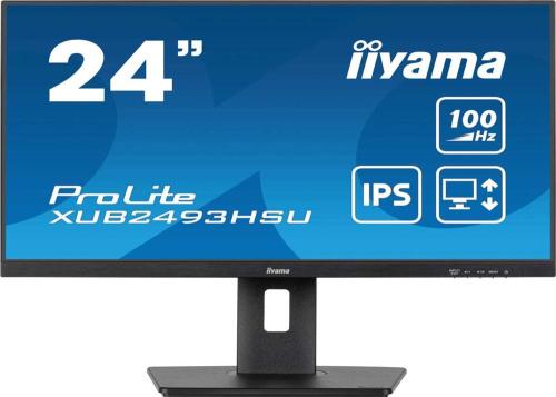 Monitor Prolite Ips LED 23.8" Xub2493hsu-B6 Full Hd Preto - Iiyama