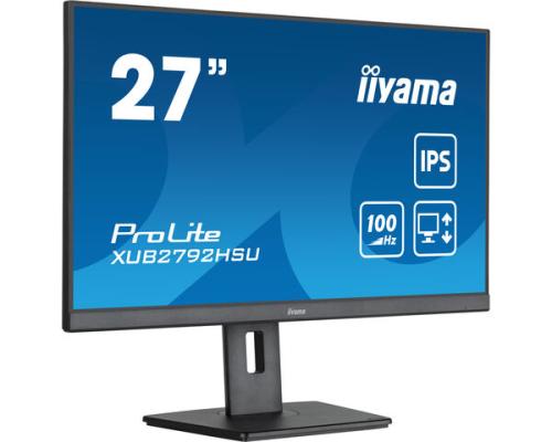 Monitor Prolite Ips LED 27" Xub2792hsu-B6 Full Hd Preto - Iiyama