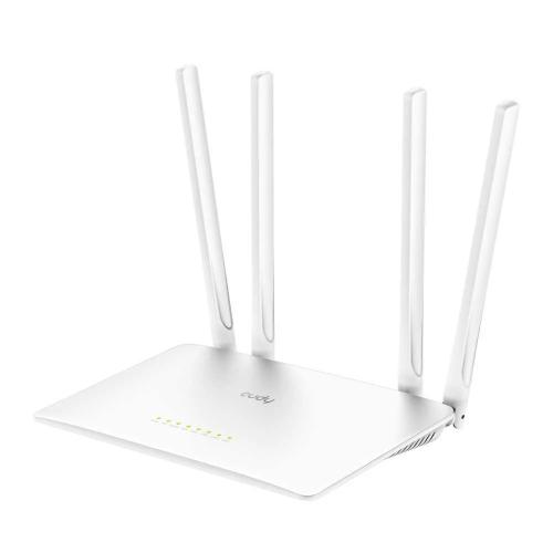 Cudy Wr1200 Wireless Router Fast Ethernet Dual-Band (2.4 Ghz / 5 Ghz) White