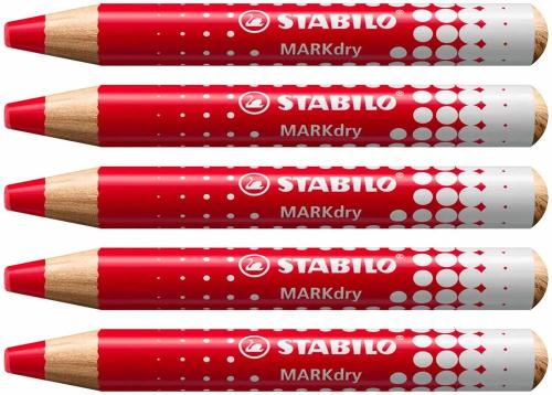 Lapiz para Pizarra Blanca Markdry Rojo Stabilo 64.