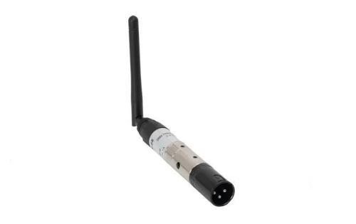 Transmissor sem fios DMX 2,4 GHz. Funcionamento s.