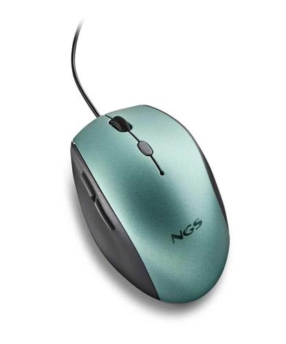 Ratón Ergonómico Ngs Moth Ice/ Hasta 1600 Dpi/ Ve.