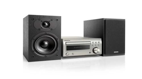 Denon D-M41dab 60 W Preto, Prateado