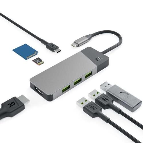 GREEN CELL HUBGC01 HUB DE INTERFACE USB TYPE-C 50.