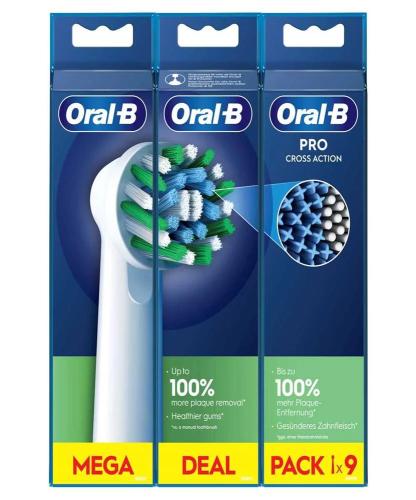 Recarga Oral-B Cross Action - 9 Cabeças