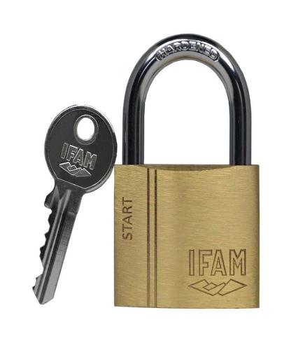Cadeado com Chave Ifam Sr40 Latão Aço 1,31 X 3,98 X 3,19 Cm