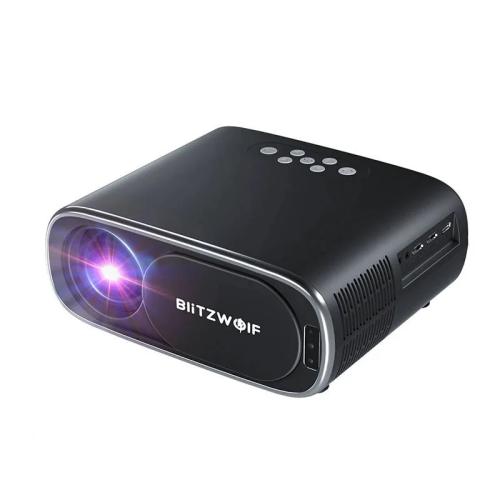 Blitzwolf Bw-V4 1080p LED Beamer / Projector, Wi-Fi + Bluetooth (Black)
