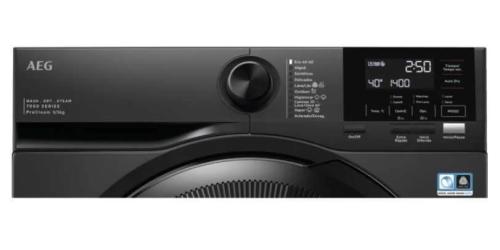 Máquina de Lavar e Secar Roupa 9kg 1600rpm Preto - Aeg
