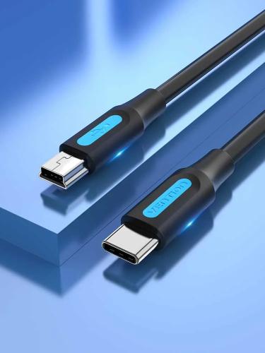 Vention Cowbf Cabo Usb 1 M Usb 2.0 Mini-Usb B Usb.