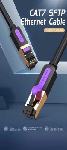 Category 7 Sftp Network Cable Vention Icdbf 1m Black