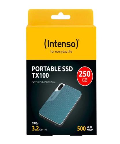 INTENSO LESEN/SCHREIBEN BIS ZU 500 MB/S/250GB AZU.
