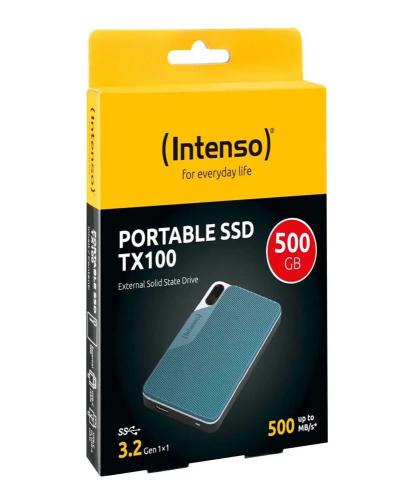 INTENSO LESEN/SCHREIBEN BIS ZU 500 MB/S/500GB AZU.