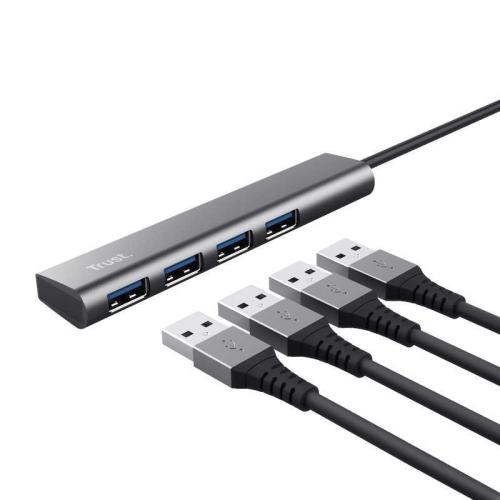 Hub USB-C "4-EM-1" 4x USB-A - TRUST