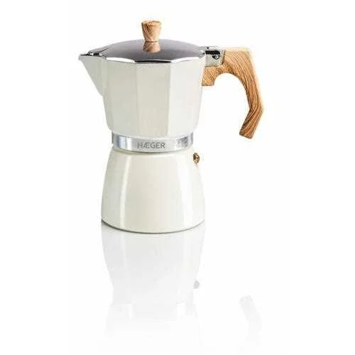 Cafeteira Haeger 6chav.Beje-Mokapot6