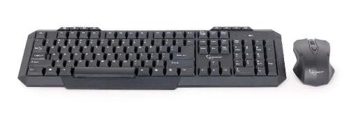 Teclado e Rato Gembird Kbs-Wm-02 Preto Monocromática Qwerty Qwerty Us