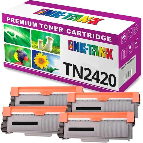 Pack 4 Toners Brother Tn-2420 Compatíveis
