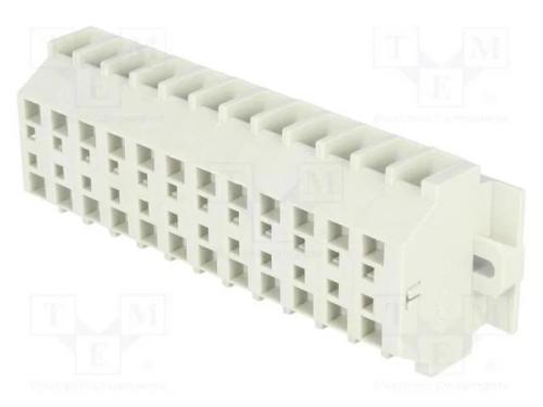 Bloco terminal, faixas: 12, 0,5&divide;4mm2, aperto de m.