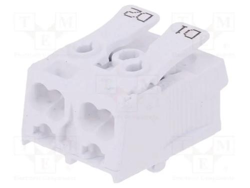 Conector: de instala&ccedil;&atilde;o, faixas: 2, 0,5&divide;2,5mm2, 4.