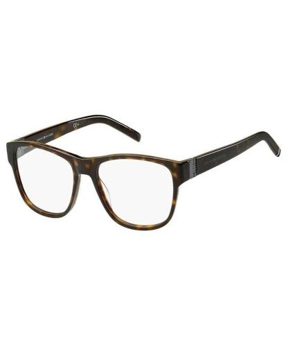 Armação de Óculos Homem Tommy Hilfiger Th-1872-086 Havana Ø 56 Mm