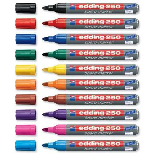 Edding 250 Board Marker Black Schwarz (4-250001)