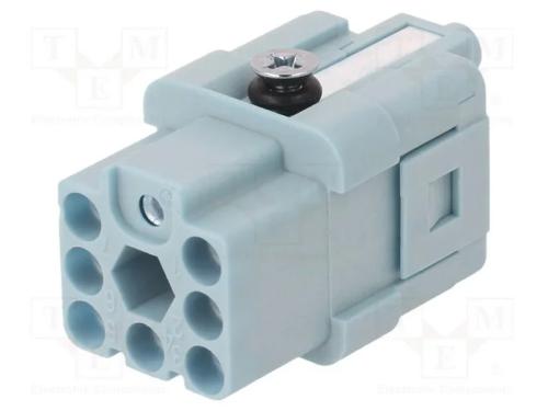 Conector: HDC, inserto de contatos, fêmea, DQ, PI.