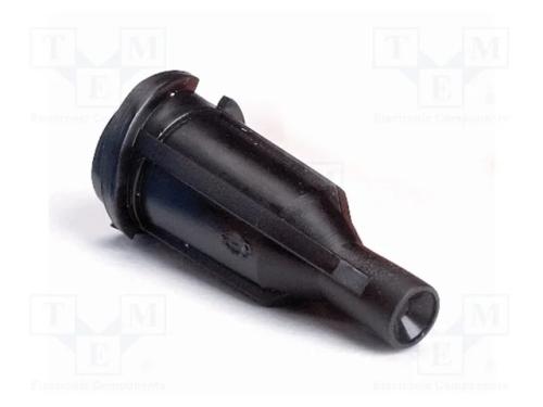 Tampa, preta, para seringas, polipropileno