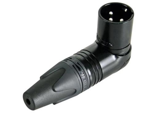 Ficha De Cabo Xlr 90 º 3 N / A Conexão De Solda .