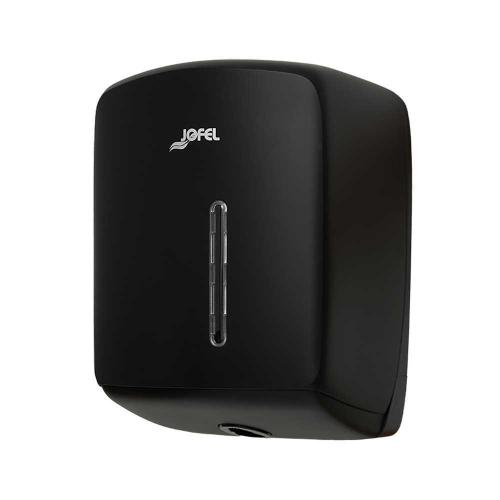Dispensador Toalha de Papel para Mãos Timeless Abs Reciclado Preto Jofel