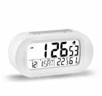 ELBE RD-009-B DESPERTADOR RELÓGIO DIGITAL BRANCO
