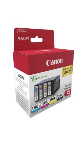 Tinteiro de Tinta Original Canon Pgi-1500xl Multicolor Preto/Ciano/Magenta/Amarelo
