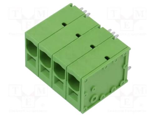 PCB bloco terminal, R. Contatos: 10mm, faixas: 4,.