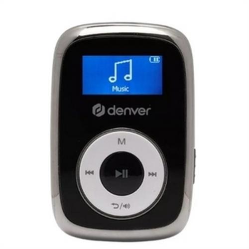 DENVER MPS-316 LEITOR MP3/MP4 16 GB PRETO, METÁLI.