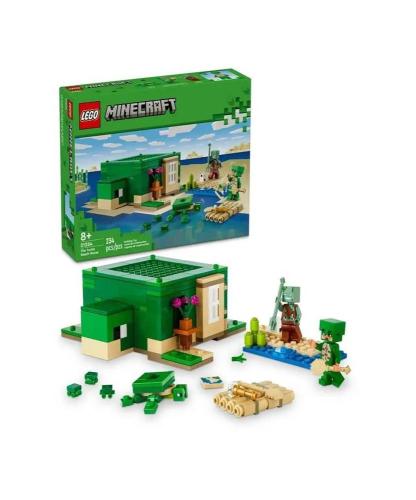 Lego Minecraft: a Casa de Praia Tartaruga | Idades 8+ | 234 Peças | Item 21254
