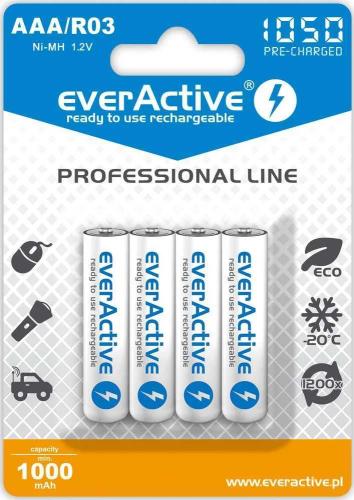 Pilhas Recarregáveis Everactive Evhrl03-1050 1,2 V AAA