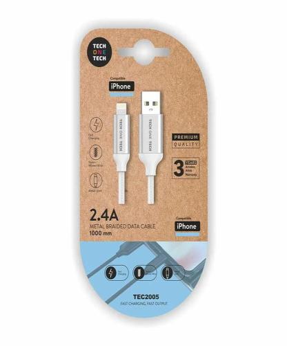 Cabo Usb para Lightning Tech One Tech 1 M