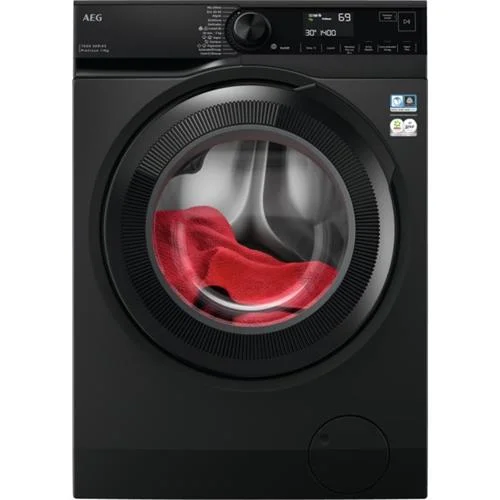 Washing Machine 9kg 1400rpm (Black) - Aeg